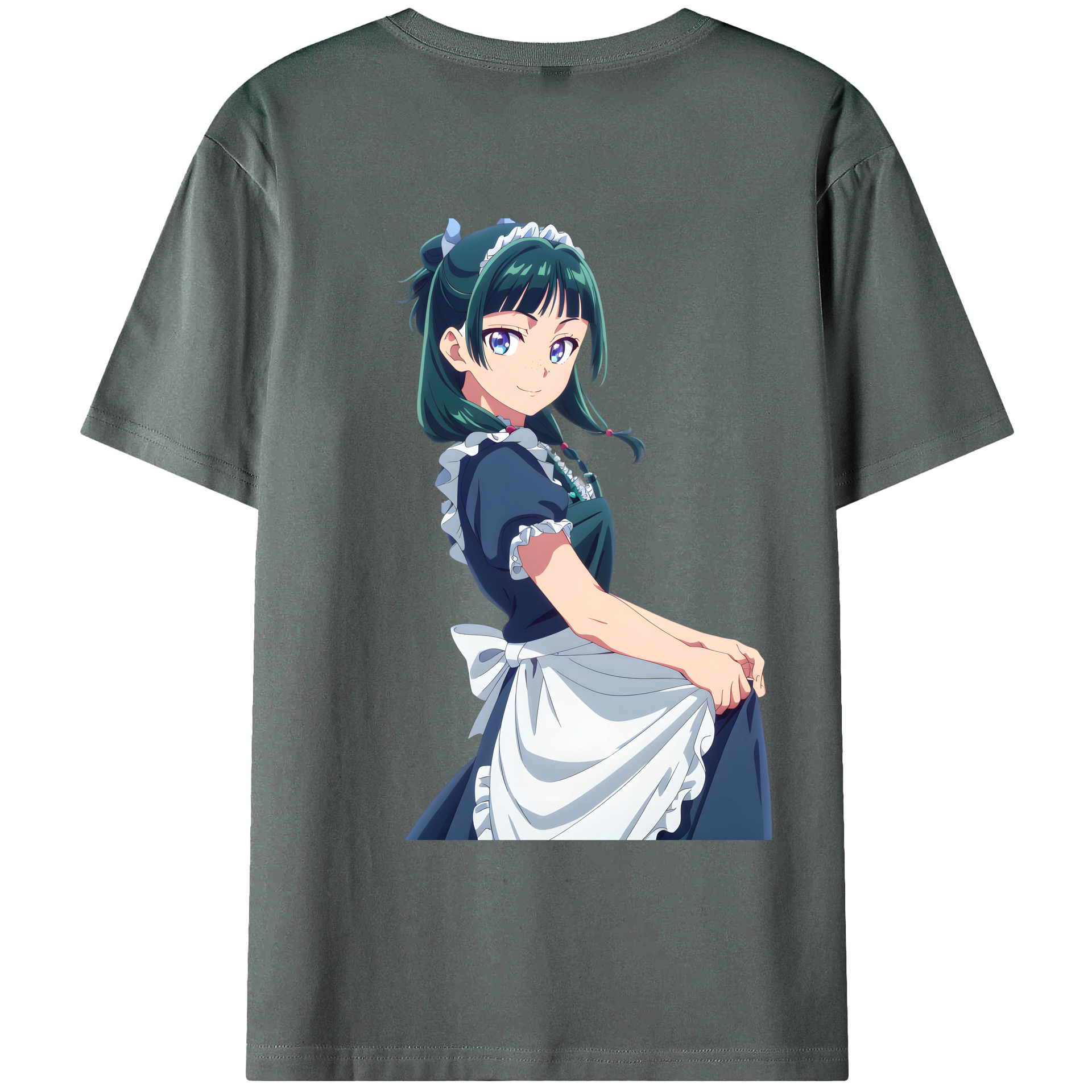 （画像用） 薬屋のひとりごと The Apothecary Diaries 綿100％ メンズ半袖Tシャツ（バックプリント） 通気性